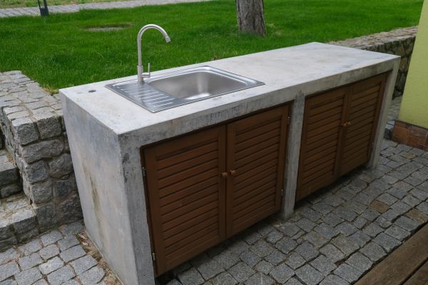 Exterior Cabinet Installation in Waco