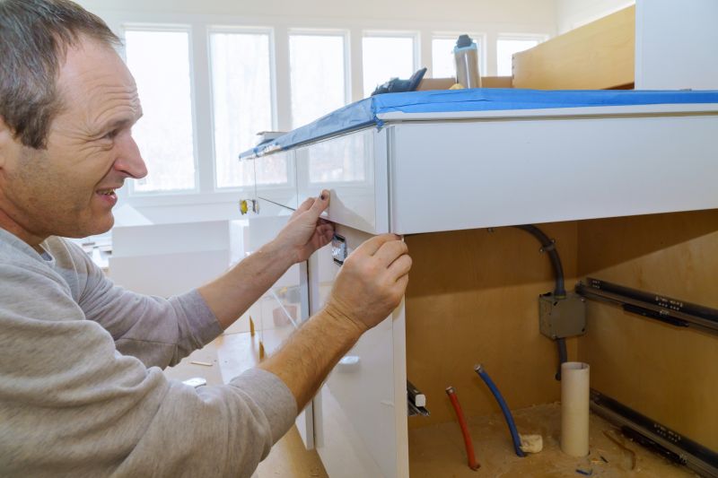 Glazed Cabinets Installation